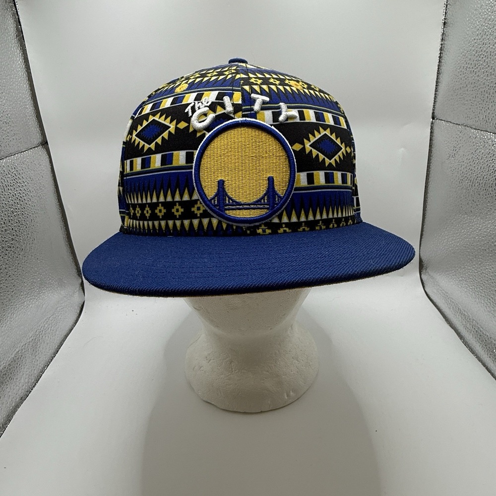 New Era 9Fifty Golden State Warriors The City Snapback Hat Cap Aztec Design